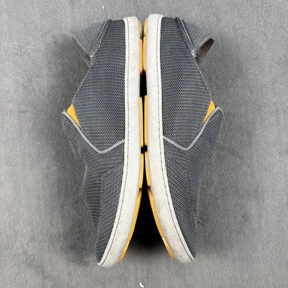 OLUKAI Nohea Mesh Men's 11.5 Slip On Sneakers Lightweight Gray Excellent